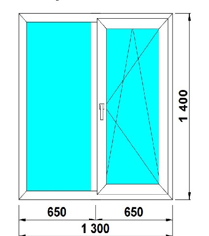 Кухонное окно без монтажа Профиль - Rehau ED, Фурнитура - Roto NT, Характеристики - 60 мм, Стеклопакет - 32 мм от Добрые Окна торгово-монтажная компания
