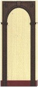 Шпонированная межкомнатная дверь Арка № 1, цвет: Венге, размеры: 840-1500 2300 185 Добрые Окна торгово-монтажная компания
